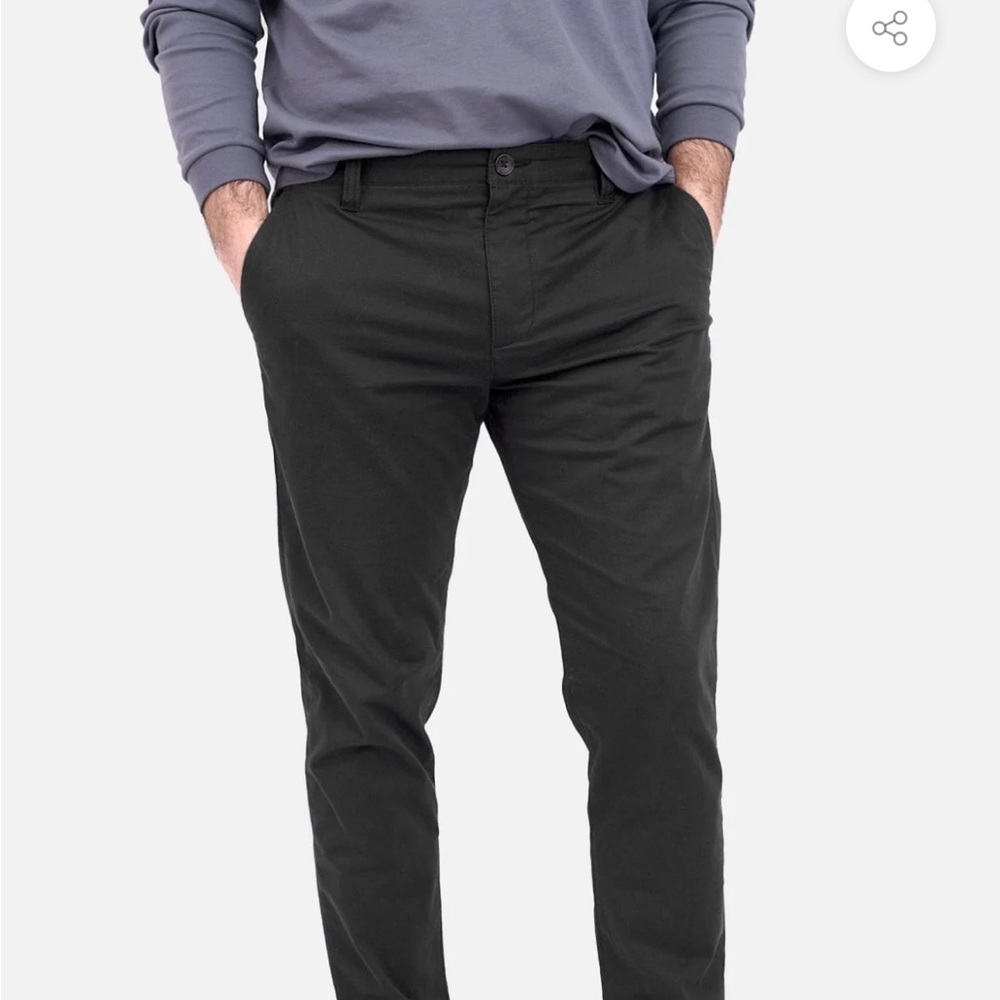 Under 5’10 Black Chinos 28/26